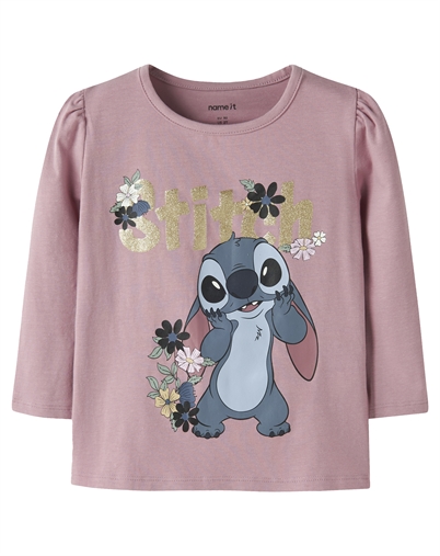 Name it - NMFJina Stitch Langærmet Trøje - Lilas